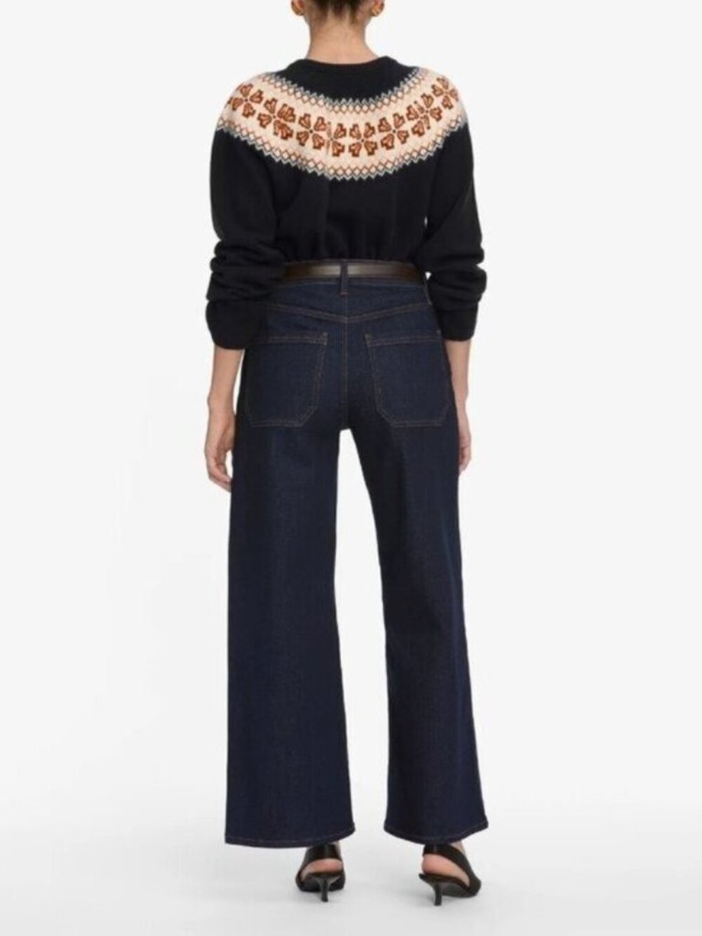 Frame Le Pixie Slim Palazzo Modern Pocket - Picture 2 of 9